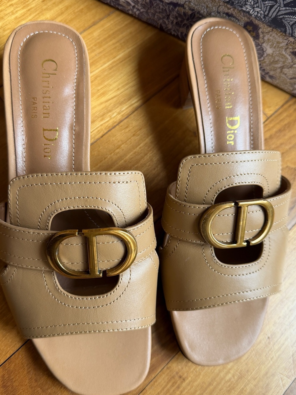 CD-Buckle Slide Mules - Picture 2 of 4